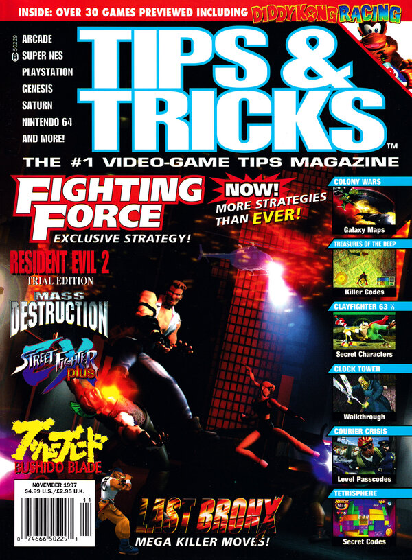 Tips & Tricks Issue 033 (November 1997) cover